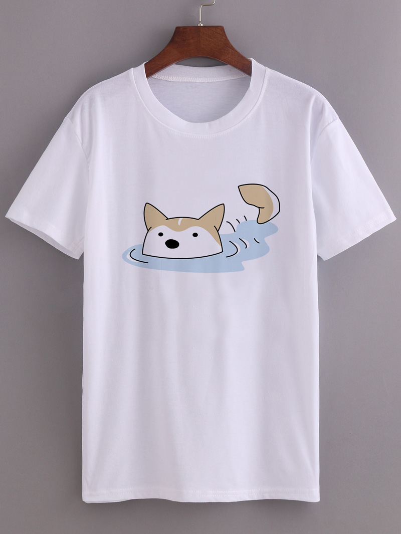 Kawaii Shiba Inu - T Dog Cute Shiba Shirt FANSSHIRT